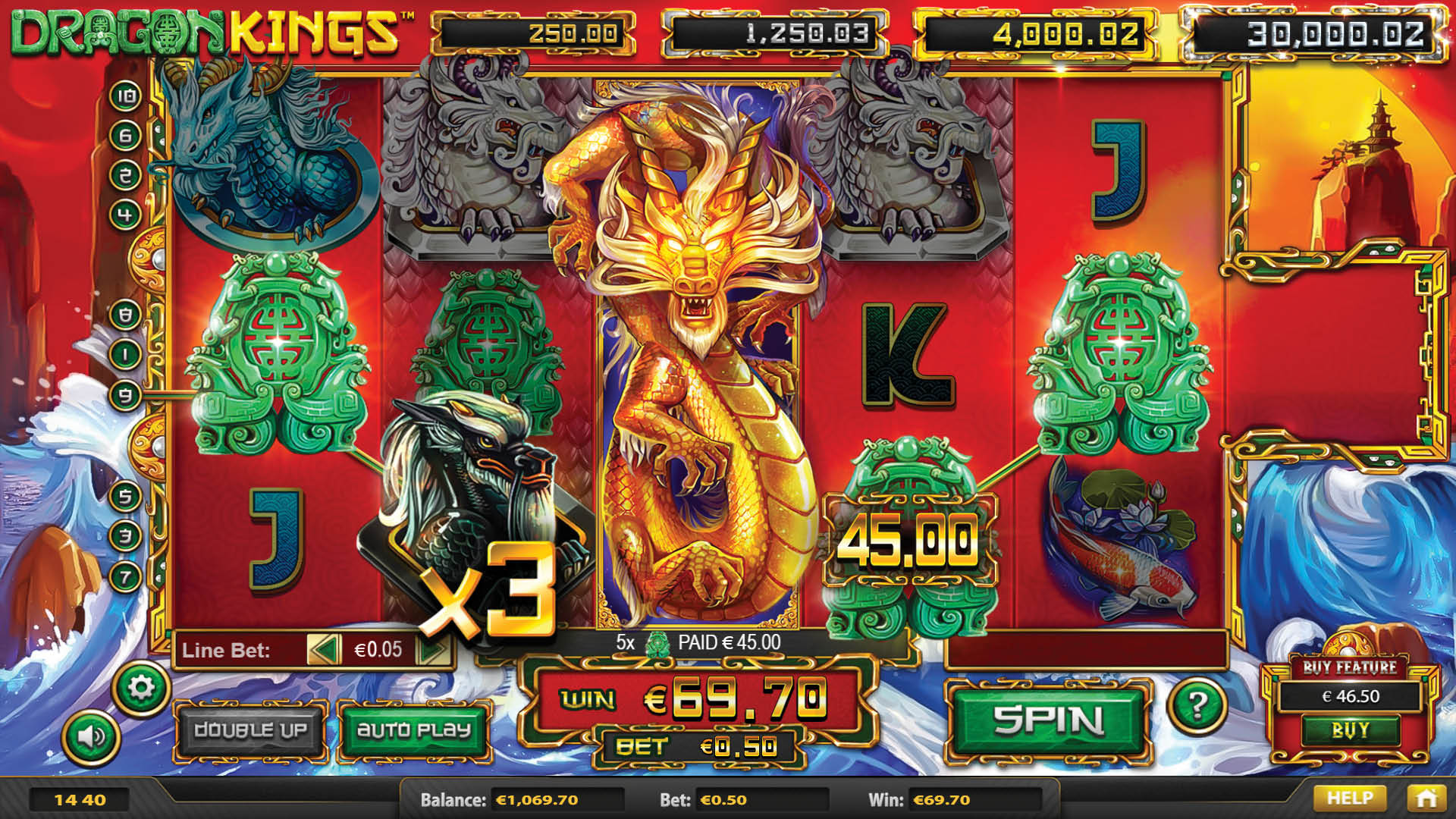 BetSoft Dragon Kings Screenshot