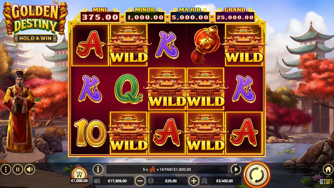BetSoft Golden Destiny Screenshot