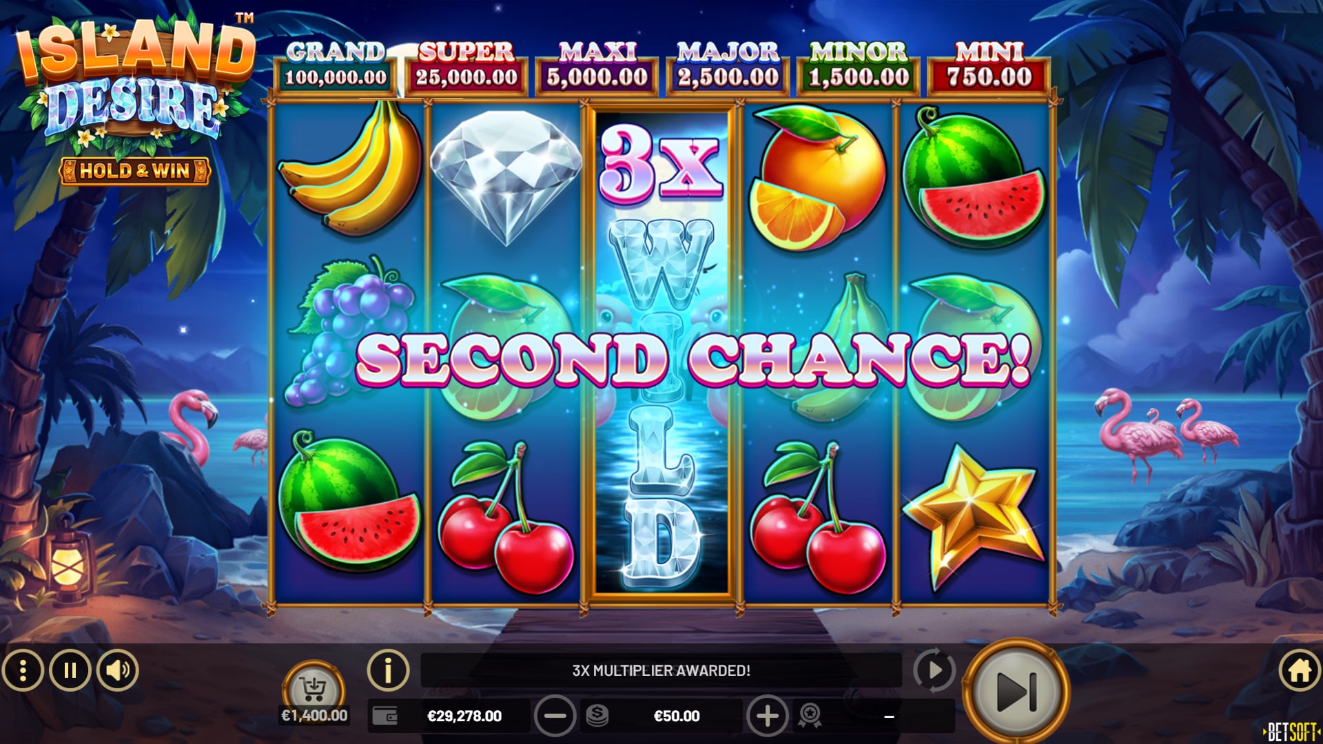 BetSoft Island Desire Screenshot