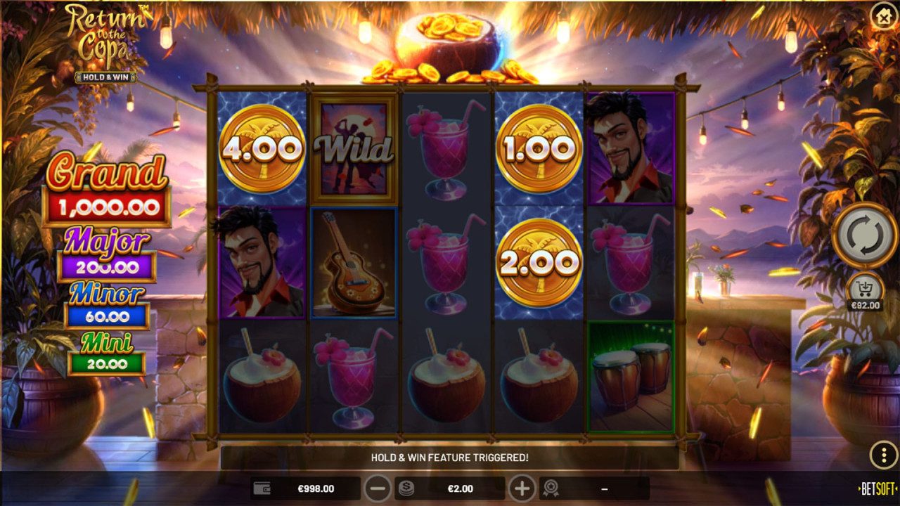 BetSoft Return to the Copa Screenshot