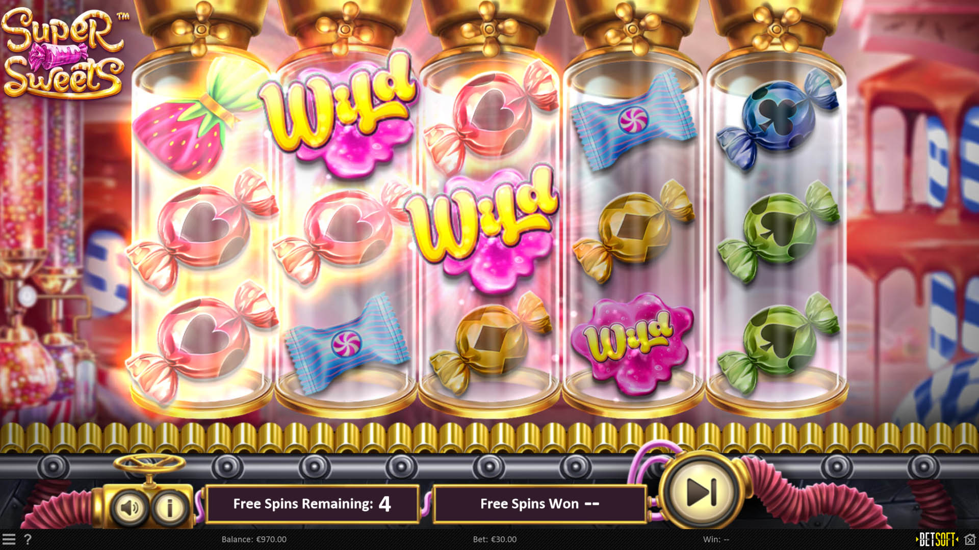 BetSoft Super Sweets Screenshot