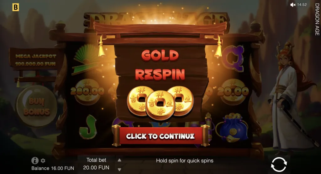 BG Dragon Age Hold & Win Screenshot