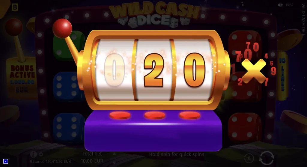 BG Wild Cash Dice Screenshot