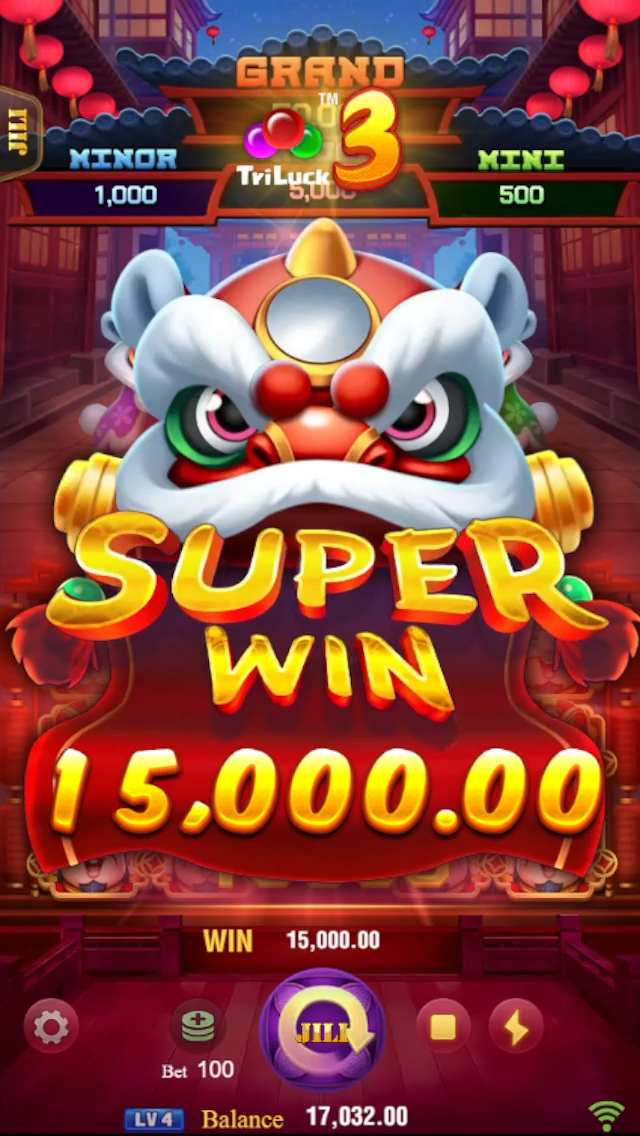 3 Lucky Lion Screenshot