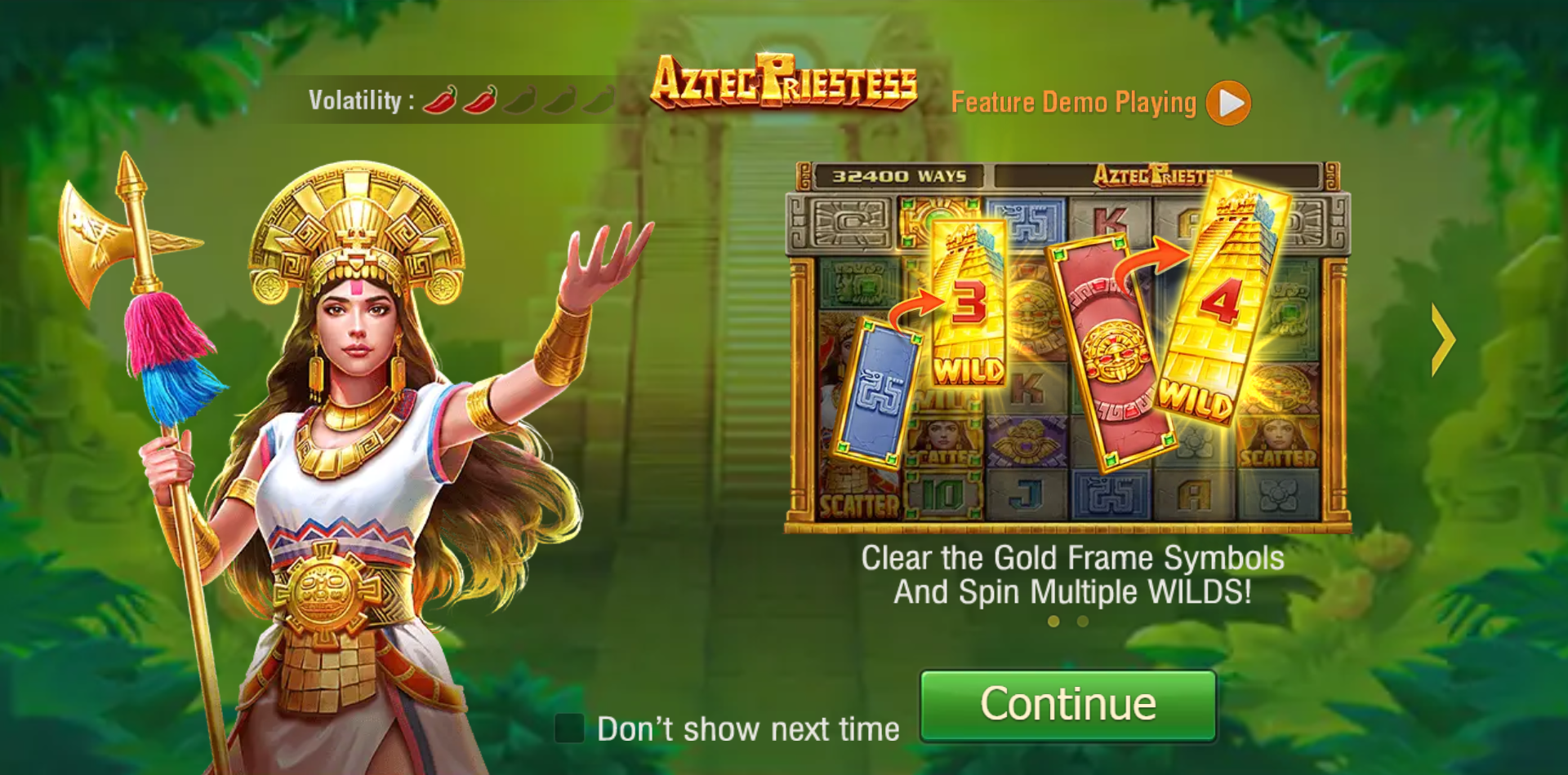Aztec Priestess Screenshot