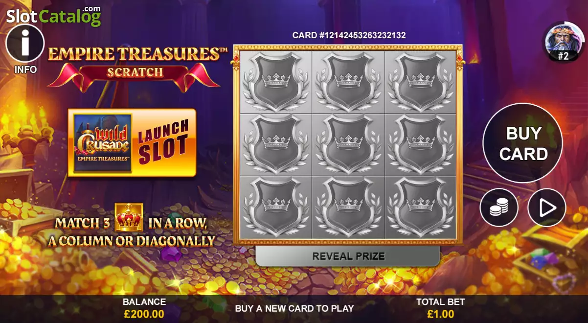 PT Empire Treasures Scratch Screenshot