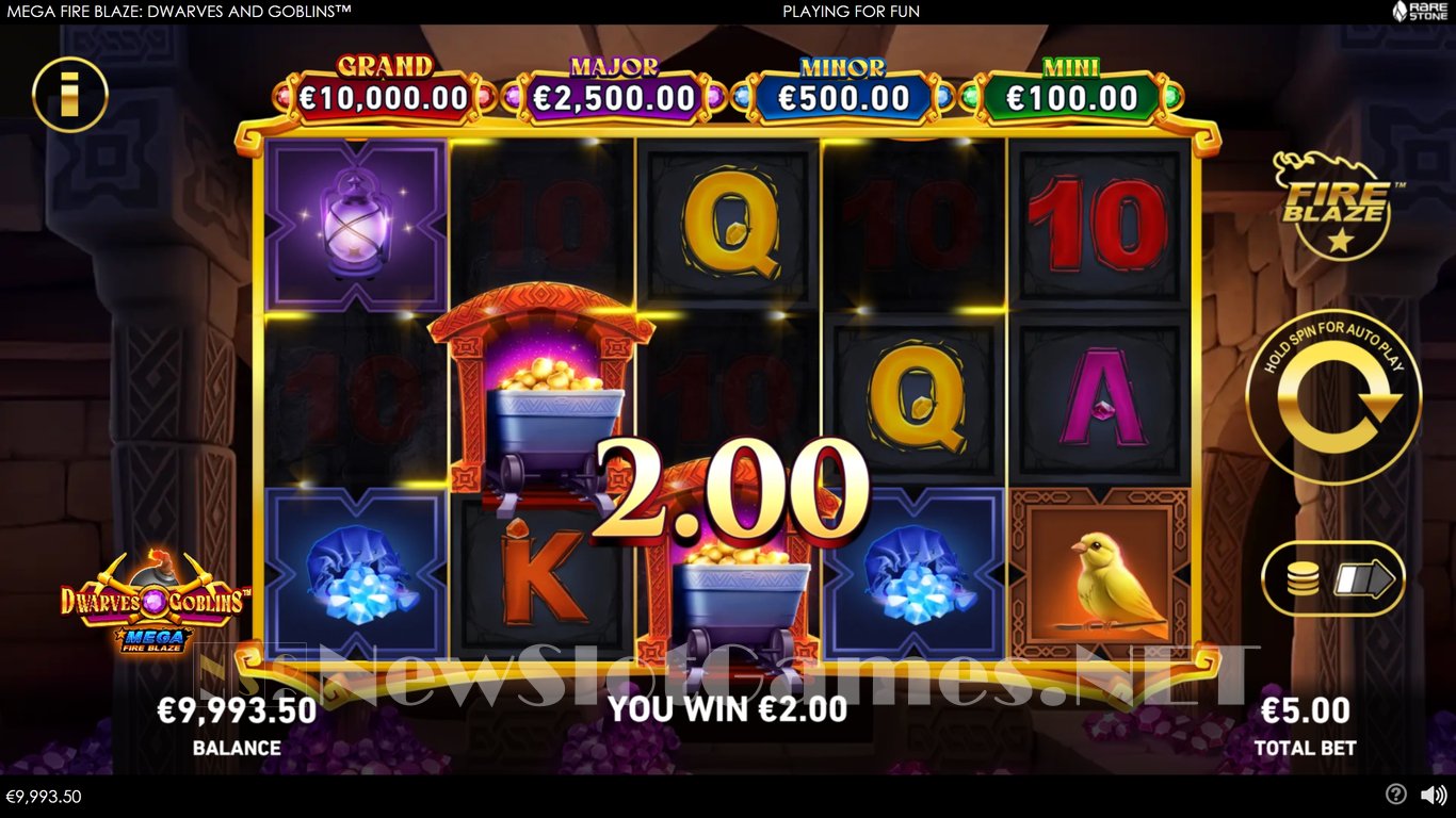 PT Mega Fire Blaze Dwarves And Goblins Screenshot