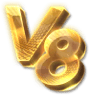 V8 Poker Logo at JACKPOT DELUXE